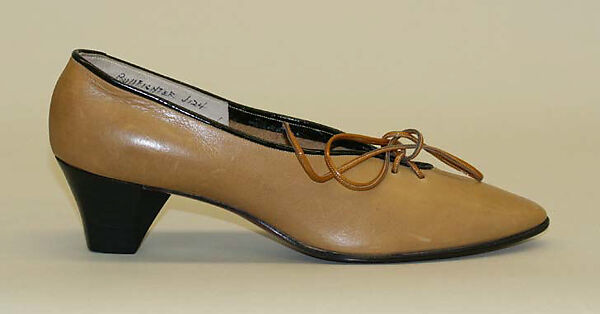 Shoes, Margaret Jerrold (American), leather, American 