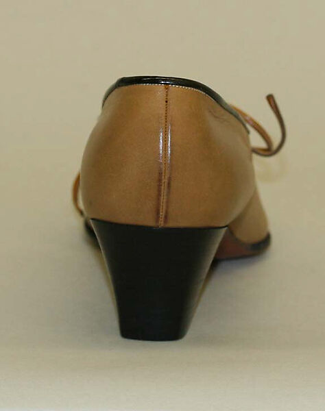 Shoes, Margaret Jerrold (American), leather, American