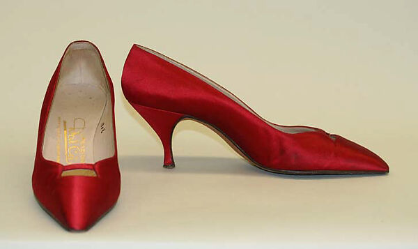 Pumps, Dal Co&#39; (Italian), silk, leather, Italian 