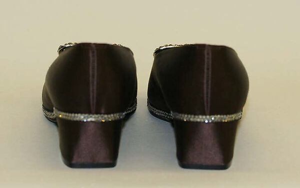 Pumps, I. Miller (American, founded 1911), leather, silk, metal, American