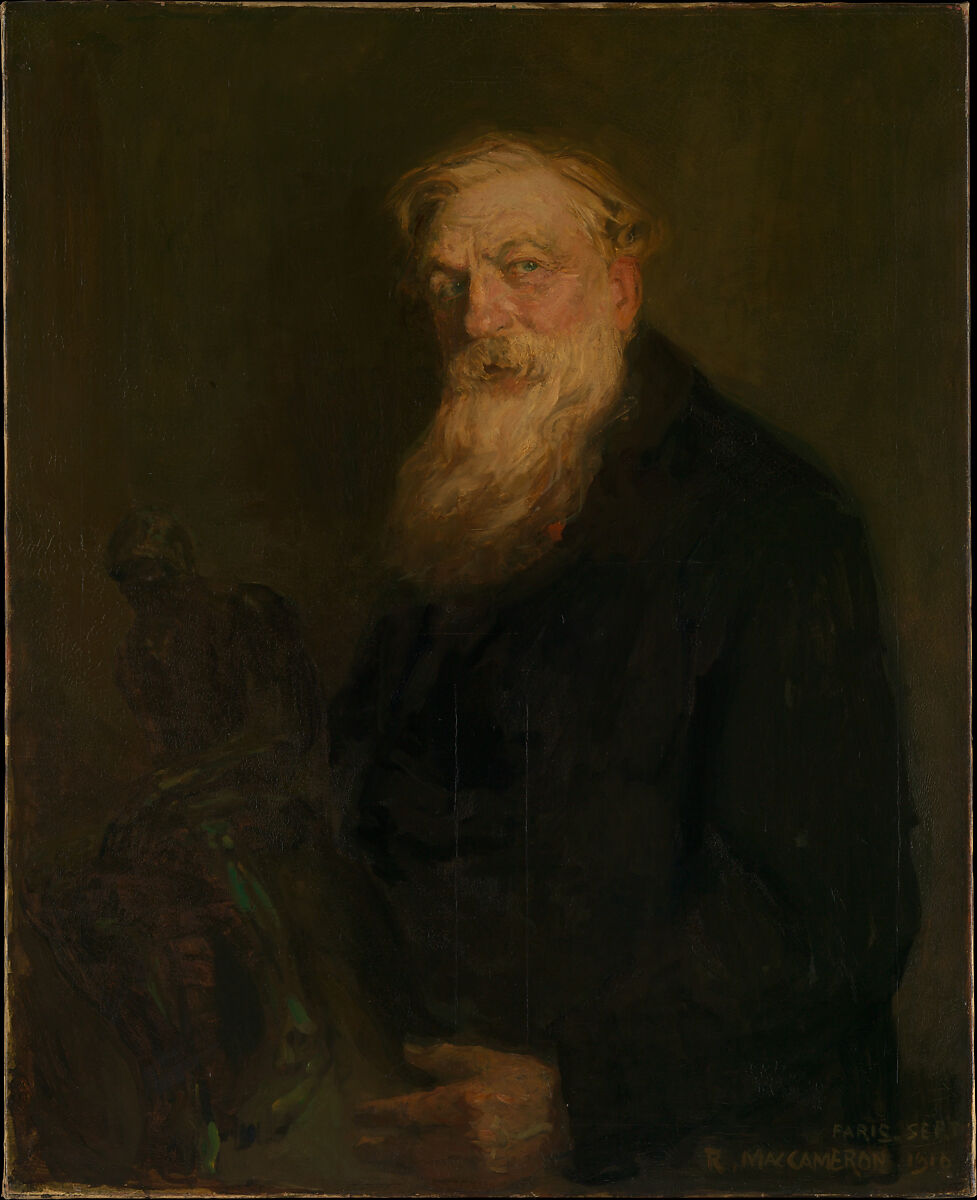 Auguste Rodin, Robert MacCameron (1866–1912), Oil on canvas, American 