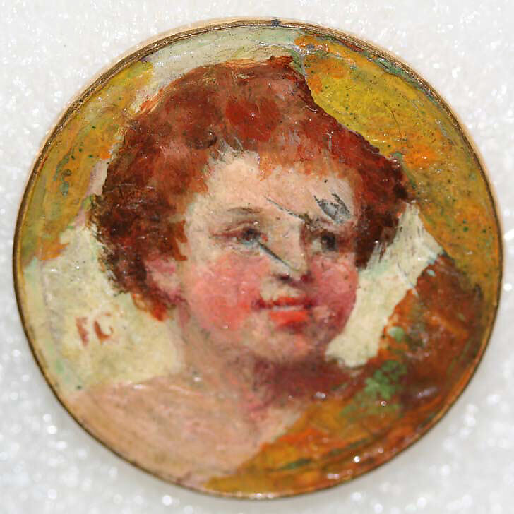 Button, metal, British