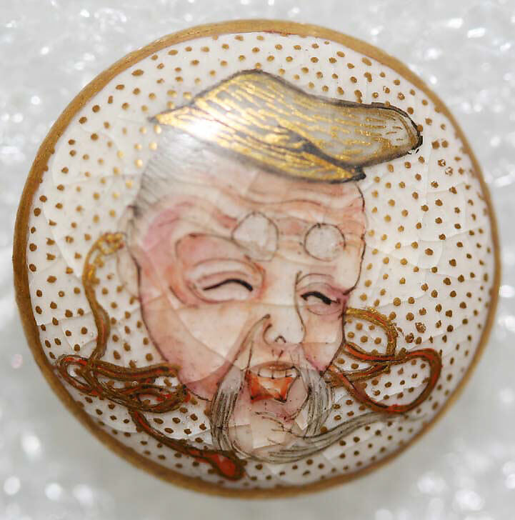 Button, metal, Japanese