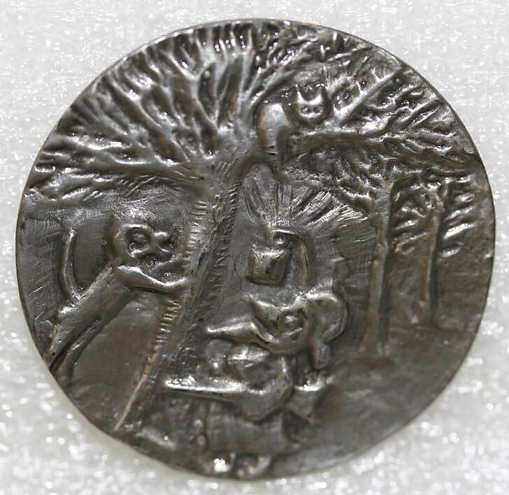 Button, metal, probably European