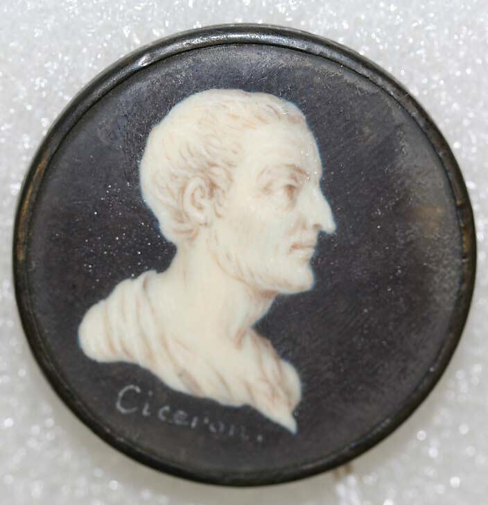 Button, grisaille, glass, French