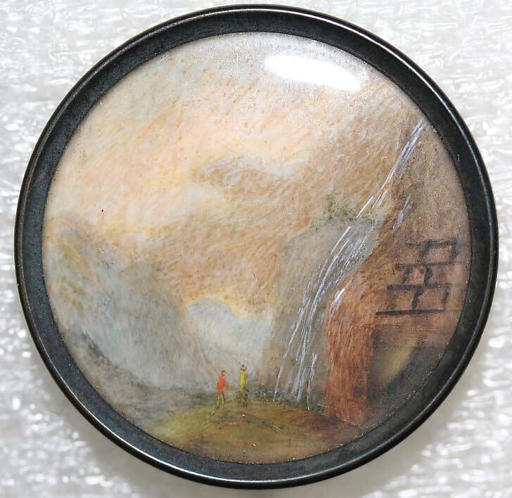 Button, ivory, metal, French