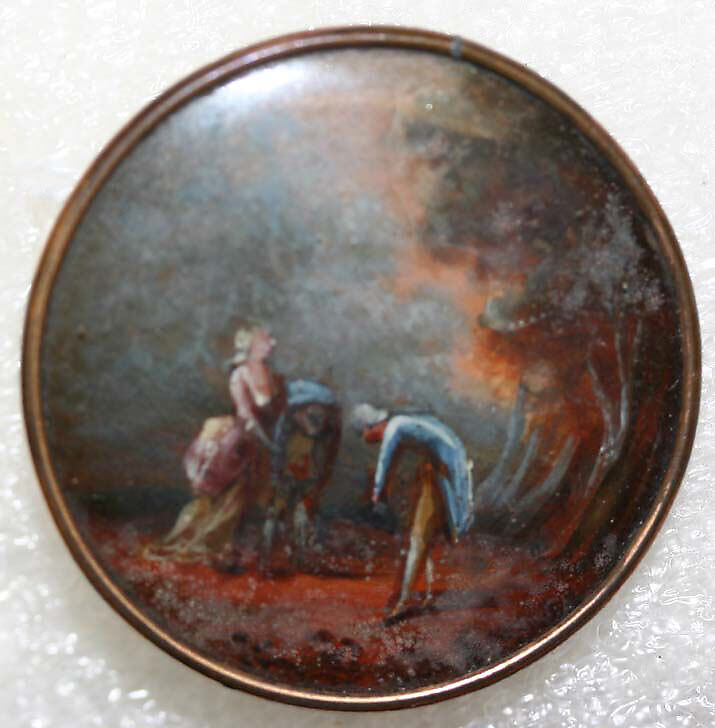 Button, ivory, metal, French