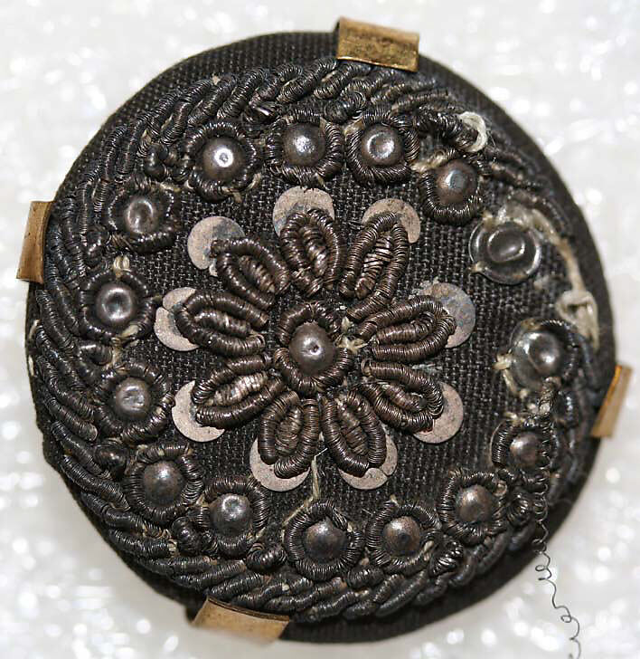 Button, passementerie, French