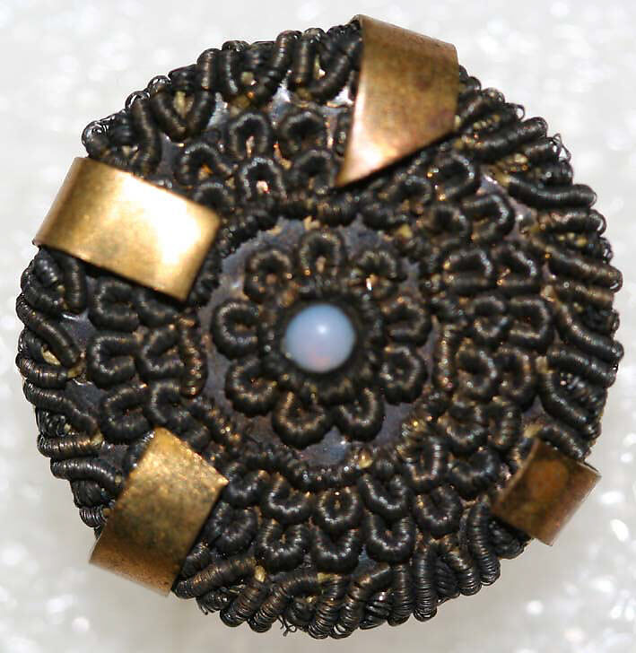 Button, passementerie, French