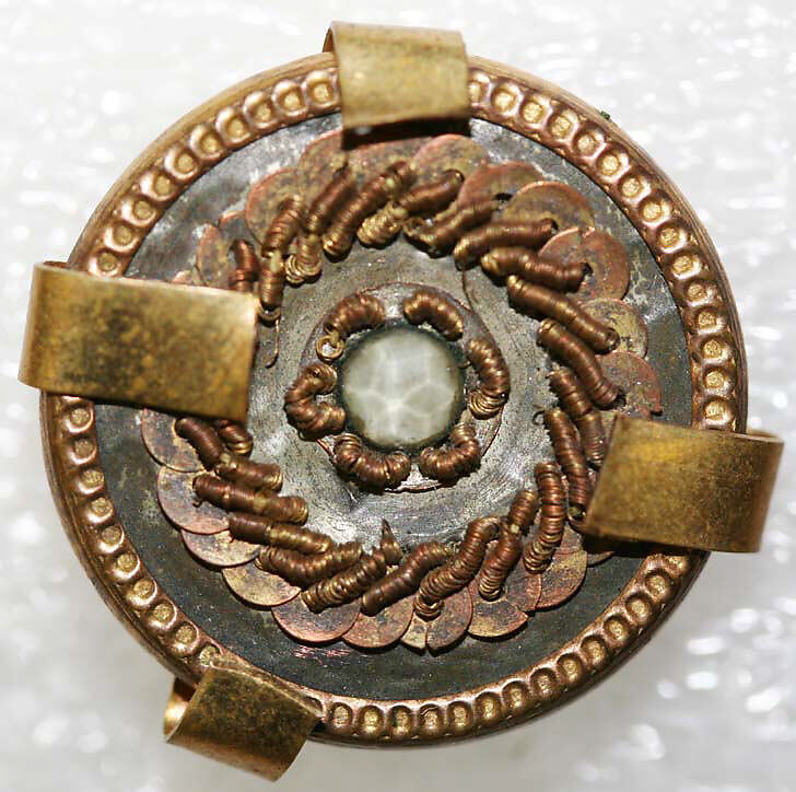 Button, passementerie, French