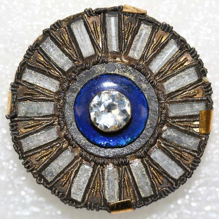 Button, passementerie, French