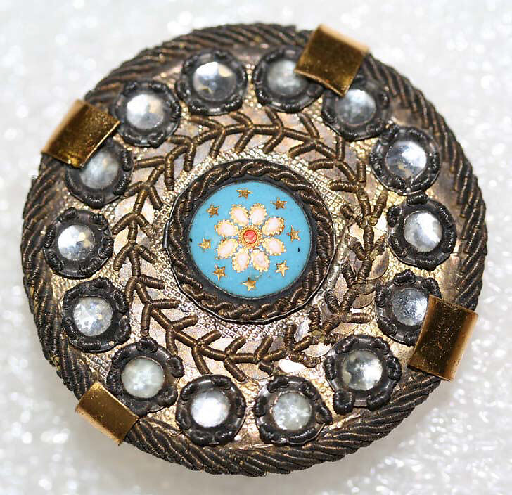 Button, passementerie, French