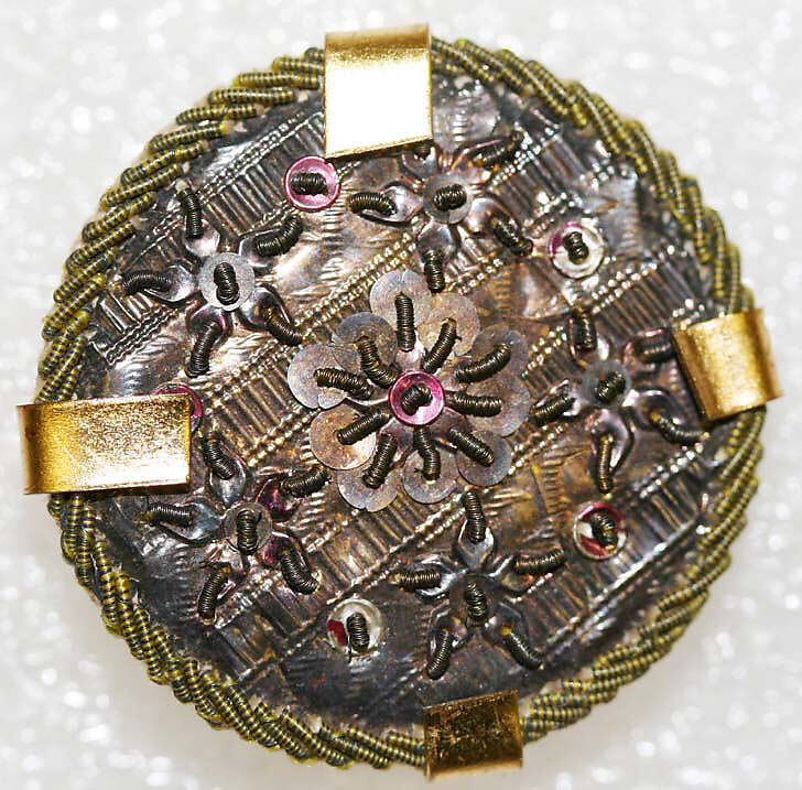 Button, passementerie, French