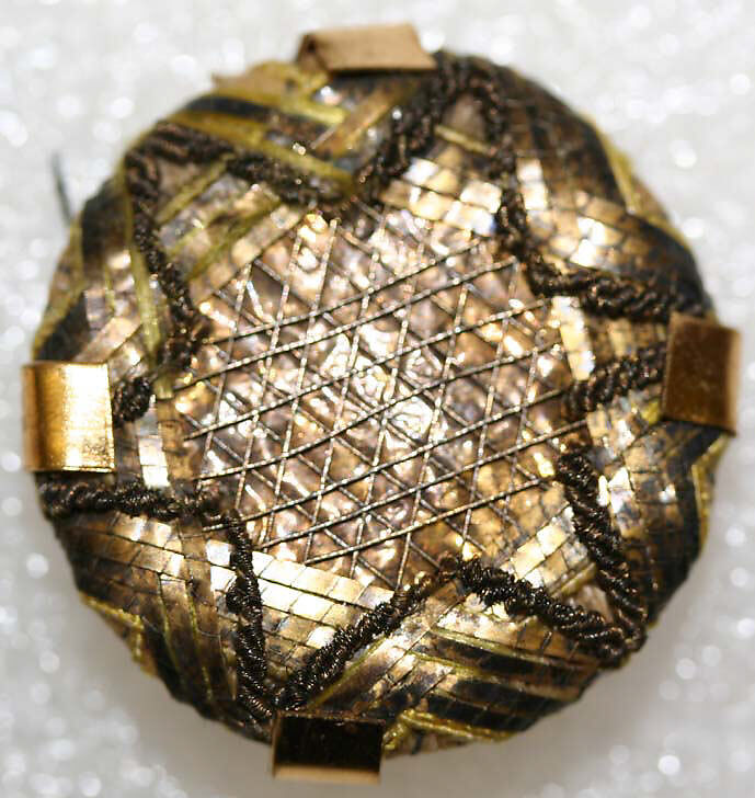 Button, passementerie, French