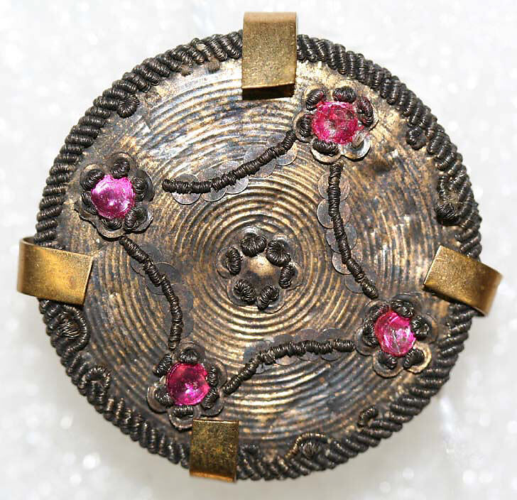 Button, passementerie, French