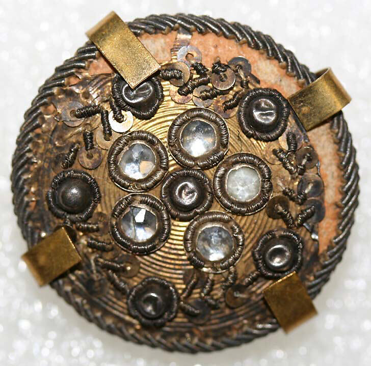 Button, passementerie, French