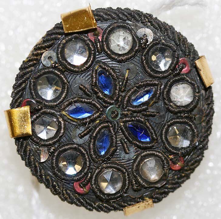 Button, passementerie, French