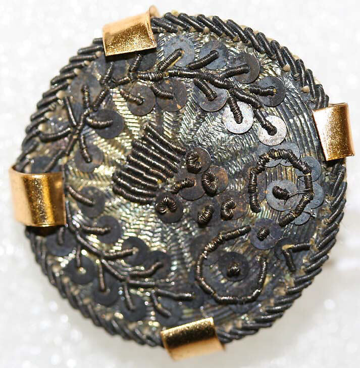 Button, passementerie, French