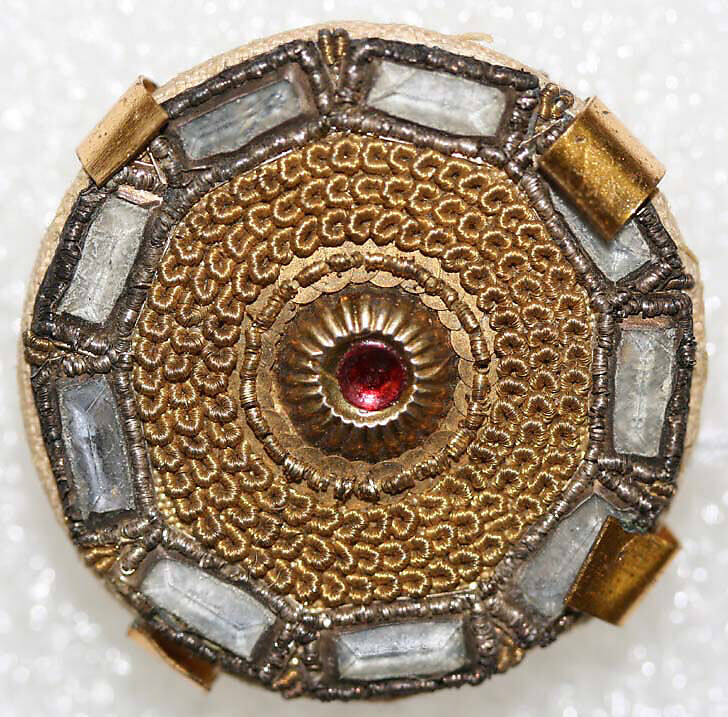 Button, passementerie, French