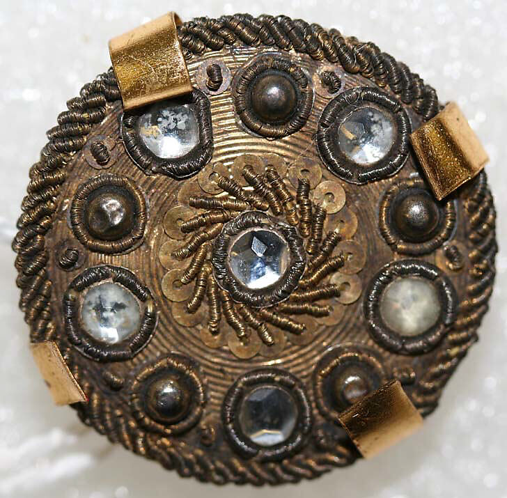 Button, passementerie, French