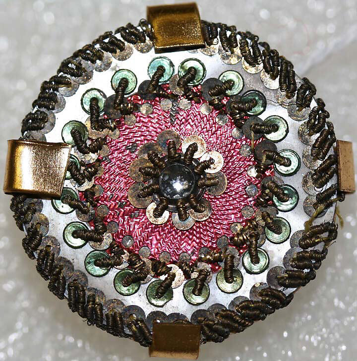 Button, passementerie, French