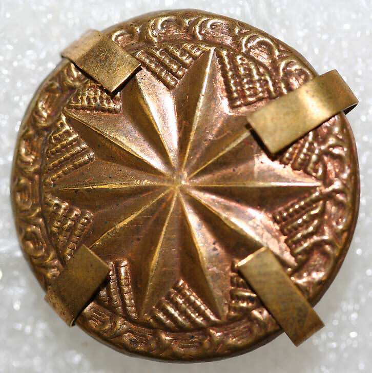 Button, wood, bone, French