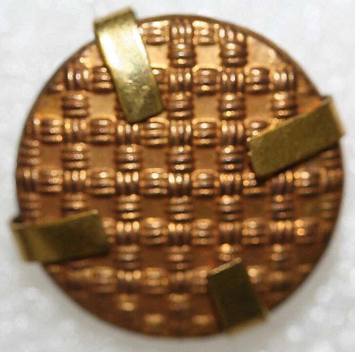 Button, wood, bone, metal, French