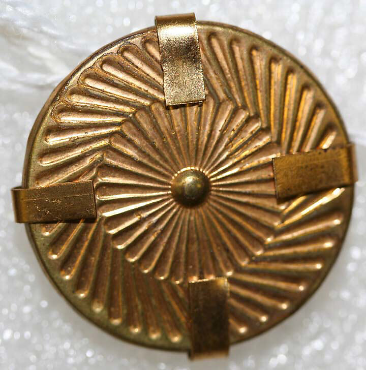 Button, wood, bone, metal, French