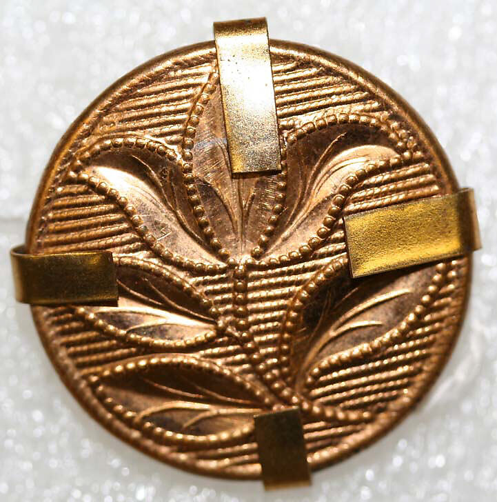 Button, wood, bone, metal, French