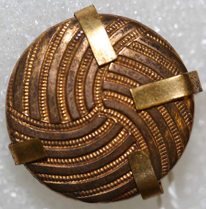 Button, wood, bone, metal, French