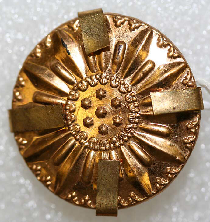 Button, wood, bone, metal, French