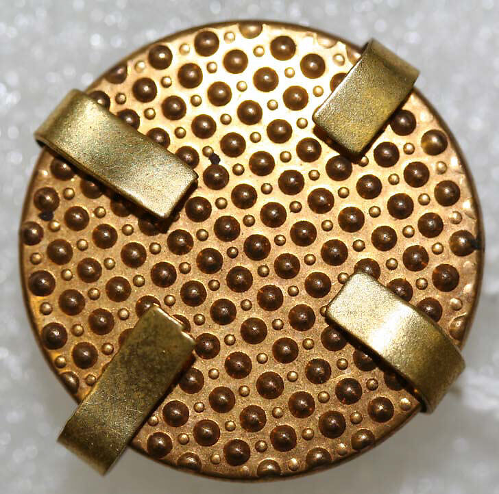 Button, wood, bone, metal, French