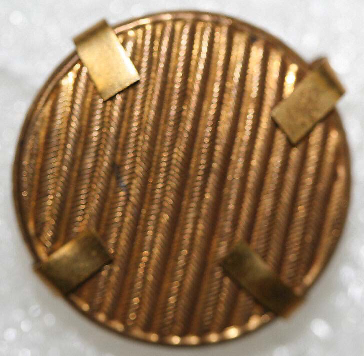 Button, wood, bone, metal, French