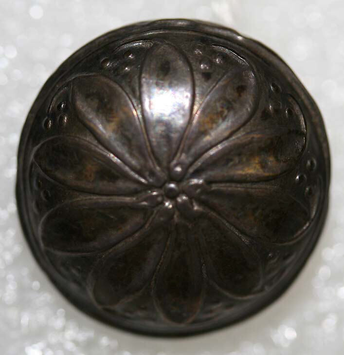 Button, wood, bone, metal, French