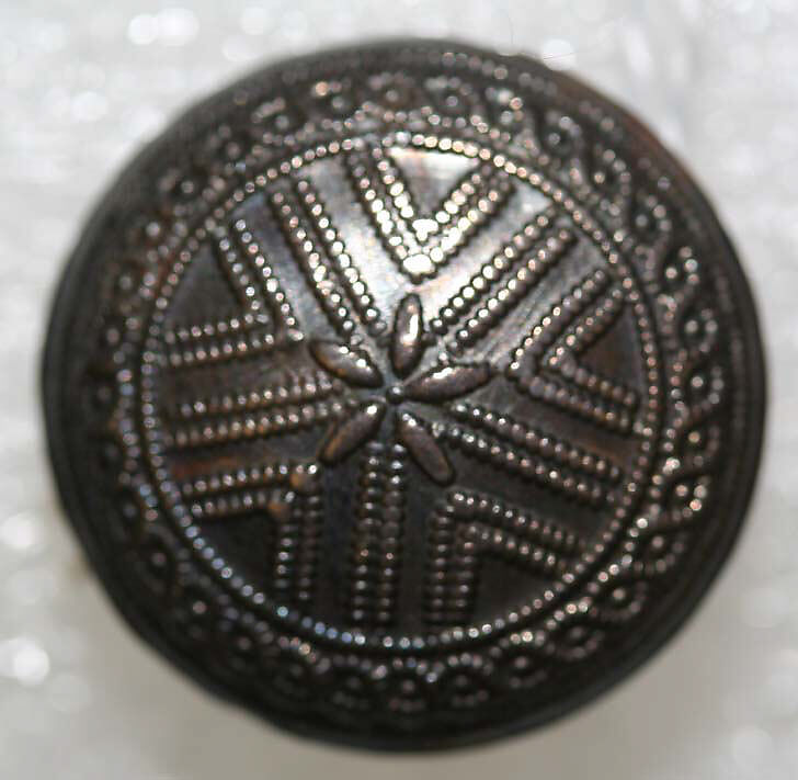 Button, wood, bone, metal, French