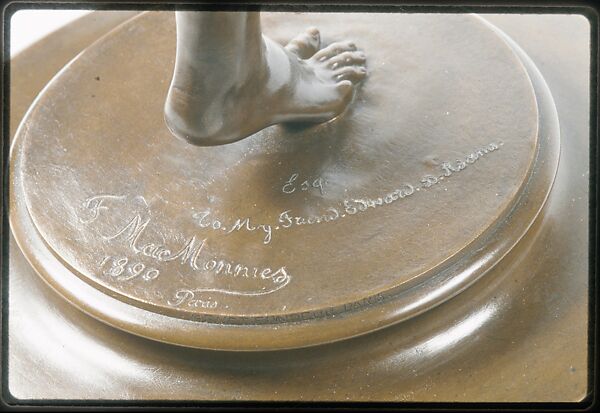 Diana, Frederick William MacMonnies (American, New York 1863–1937 New York), Bronze, American