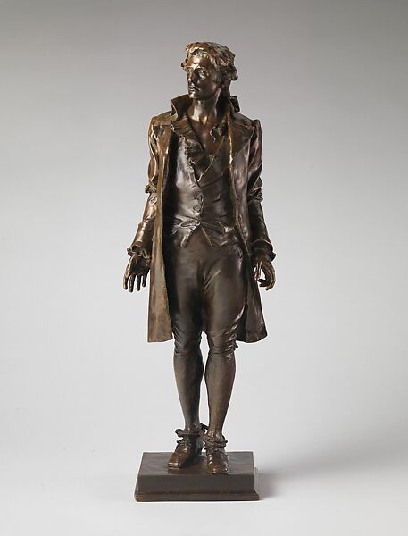 Nathan Hale, Frederick William MacMonnies (American, New York 1863–1937 New York), Bronze, American 