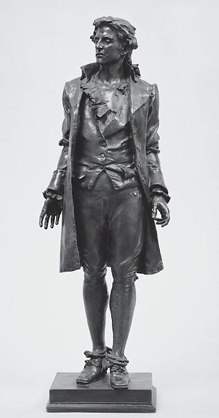 Nathan Hale, Frederick William MacMonnies (American, New York 1863–1937 New York), Bronze, American