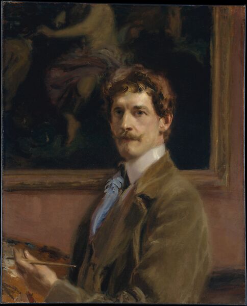 Self-portrait, Frederick William MacMonnies (American, New York 1863–1937 New York), Oil on canvas, American 