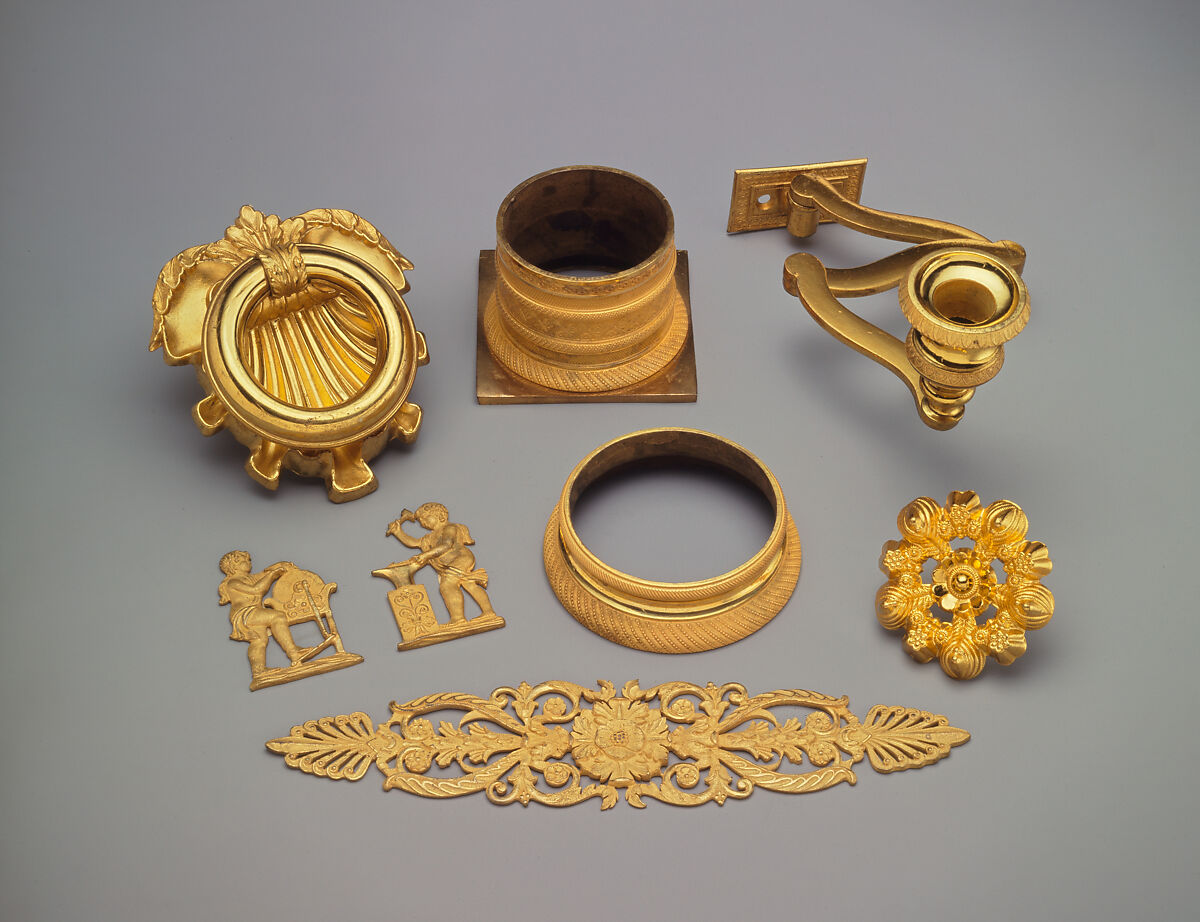 Furniture Hardware, Henry Kellam Hancock (1816–1851), Gilt brass