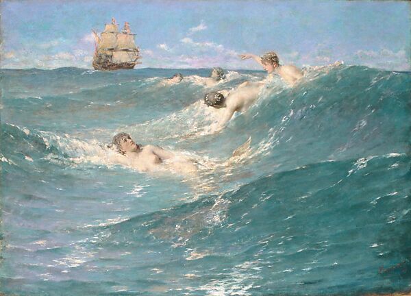 In Strange Seas, George Willoughby Maynard (American, Washington, D.C. 1843–1923 New York), Oil on canvas, American 
