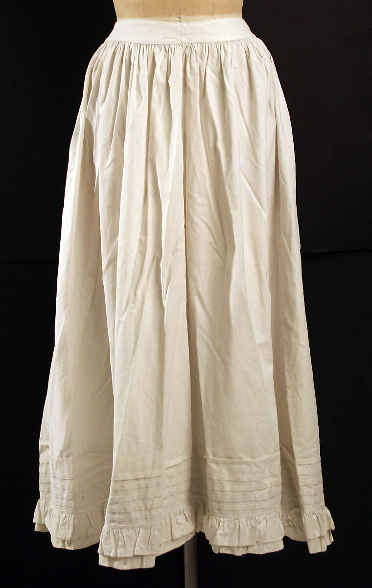 Petticoat, [no medium available], American or European 