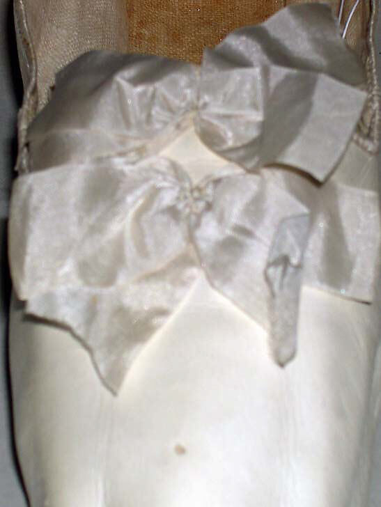 Wedding slippers, leather, silk, American