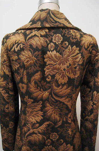 Jacket, Biba (British, 1963–1975), cotton, silk, synthetic, British