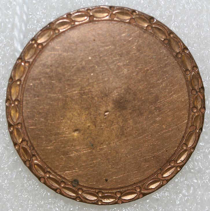 Button, metal, American