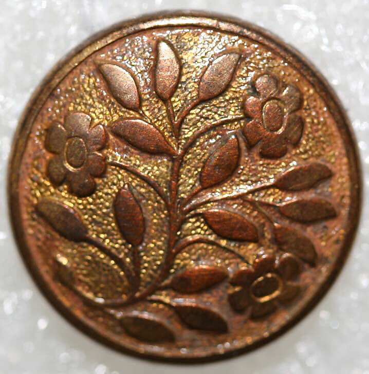 Button, metal, American or European