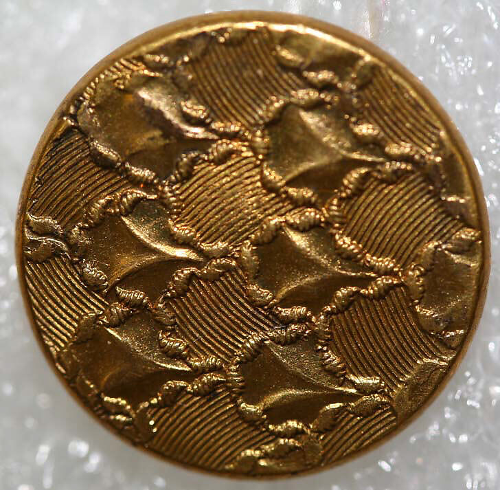 Button, metal, American or European