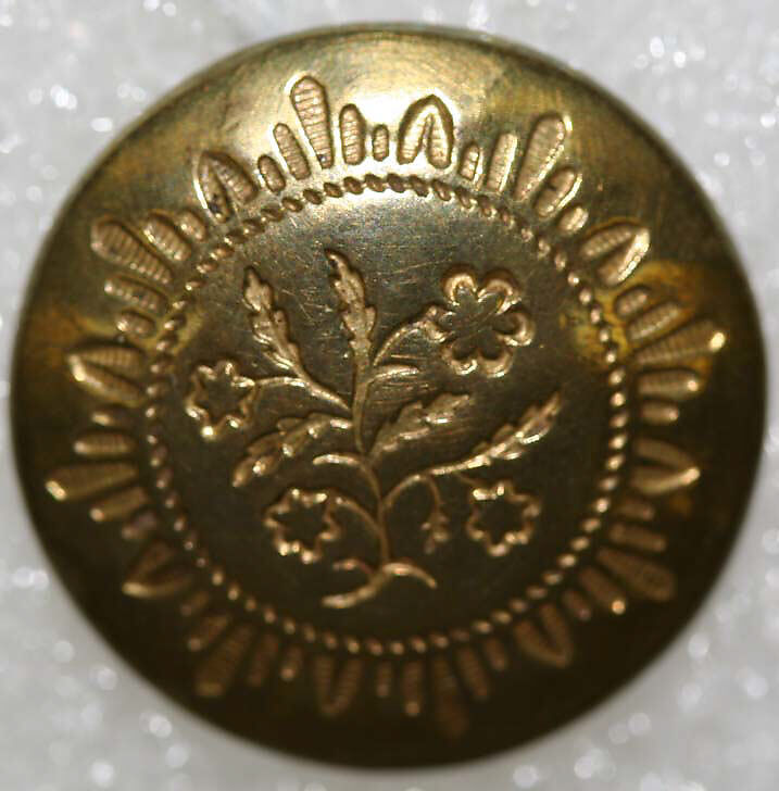 Button, metal, American or European