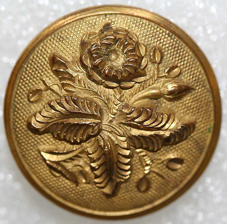 Button, metal, American or European