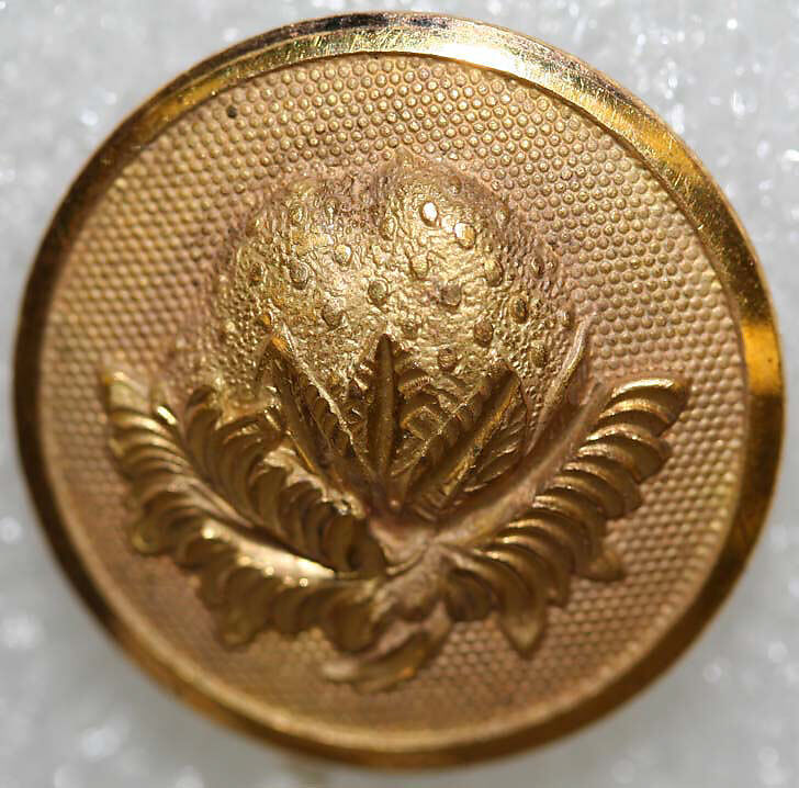 Button, metal, American or European